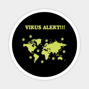 Virus Alert Magnet